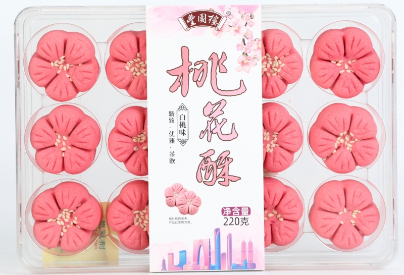 昆山桃花酥（白桃味）